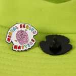 정신 건강 문제 브로치의 그림