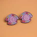 정신 건강 문제 셀프 케어 핀의 그림