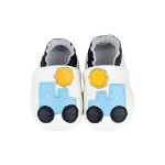 가죽 유아 신발의 그림