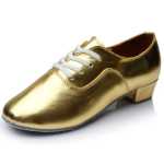 남성용 라틴 댄스 신발의 그림