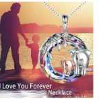 동물 모양 여성 목걸이의 그림