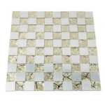 가장자리 타일 모자이크의 그림