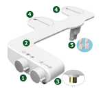 지능형 변기 워시  전기 스위치 없음의 그림