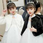 어린이 드레스 액세서리 목도리의 그림