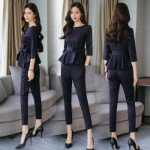 패션 정장의 그림