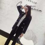 여성 바지 투피스 정장 여성의 그림