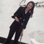 여성 바지 투피스 정장 여성의 그림