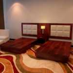 익스프레스 호텔 침대의 그림