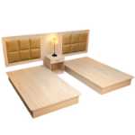 익스프레스 호텔 침대의 그림