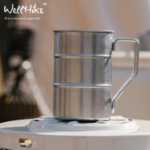 야외 스테인레스 스틸 컵의 그림