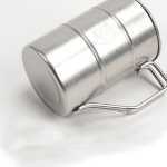 야외 스테인레스 스틸 컵의 그림