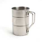 야외 스테인레스 스틸 컵의 그림