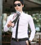 남성용 긴팔 셔츠의 그림