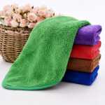 코랄 벨벳 물티슈 천 가장자리를 감싼 주방 위생 흡수 타월 생활 다기능 청소 타월 30 * 40 타월의 그림