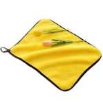 산호 벨벳 두꺼운 물티슈 천 가장자리를 감싼 주방 위생 흡수 타월 생활 다기능 청소 타월 30 * 40의 그림