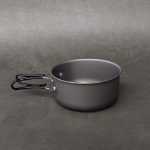 야외 캠핑 단일 조리기구 냄비 냄비 조리기구 세트 접이식 조리기구 붙지 않는 캠핑 세트 휴대용 단일 냄비 및 프라이팬의 그림