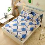 코튼 어린이 만화 침대 모자 어린이 침대 시트 코튼 침구 코튼 귀여운 침대보 침대 모자 모델의 그림