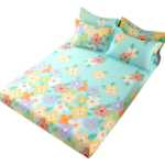 코튼 어린이 만화 침대 모자 어린이 침대 시트 코튼 침구 코튼 귀여운 침대보 침대 모자 모델의 그림