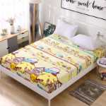 코튼 어린이 만화 침대 모자 어린이 침대 시트 코튼 침구 코튼 귀여운 침대보 침대 모자 모델의 그림