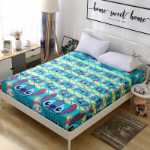 코튼 어린이 만화 침대 모자 어린이 침대 시트 코튼 침구 코튼 귀여운 침대보 침대 모자 모델의 그림