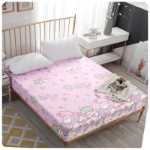 코튼 어린이 만화 침대 모자 어린이 침대 시트 코튼 침구 코튼 귀여운 침대보 침대 모자 모델의 그림