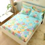 코튼 어린이 만화 침대 모자 어린이 침대 시트 코튼 침구 코튼 귀여운 침대보 침대 모자 모델의 그림