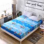 코튼 어린이 만화 침대 모자 어린이 침대 시트 코튼 침구 코튼 귀여운 침대보 침대 모자 모델의 그림