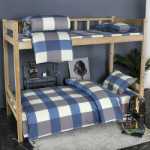 기숙사 침대 6 피스 세트 침구 학생 3 피스 이불 세트면 시트 싱글 침대면 침구의 그림