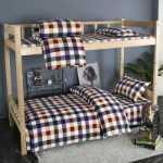 기숙사 침대 6 피스 세트 침구 학생 3 피스 이불 세트면 시트 싱글 침대면 침구의 그림