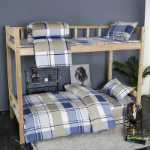 기숙사 침대 6 피스 세트 침구 학생 3 피스 이불 세트면 시트 싱글 침대면 침구의 그림