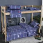 기숙사 침대 6 피스 세트 침구 학생 3 피스 이불 세트면 시트 싱글 침대면 침구의 그림