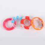 도매 아기 장난감 투명 링 링 아기 손 딸랑이 아기 조기 학습 장난감의 그림