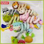 톨레 아기 장난감 장난감 좋은 소재_진정 장난감 피부 친화적 인 치발기 신생아 유아용 침대 주변 장난감의 그림