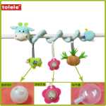 톨레 아기 장난감 장난감 좋은 소재_진정 장난감 피부 친화적 인 치발기 신생아 유아용 침대 주변 장난감의 그림