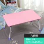 침대 책상 대학생 침대 게으른 책상 접이식 컴퓨터 테이블 침대 작은 테이블 [보내기]의 그림