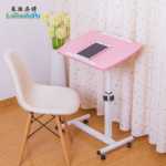 침대용 간단한 게으른 노트북 테이블 가정용 침대 컴퓨터 테이블 침대 옆 탁자 작은 책 테이블의 그림