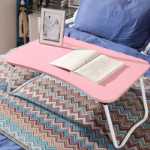 침대 책상 학생 기숙사 노트북 테이블 침대와 공부 쓰기 모양의 접이식 테이블 도매의 그림