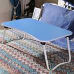 침대 책상 학생 기숙사 노트북 테이블 침대와 공부 쓰기 모양의 접이식 테이블 도매의 그림