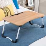 침대 책상 학생 기숙사 노트북 테이블 침대와 공부 쓰기 모양의 접이식 테이블 도매의 그림