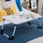 침대 책상 학생 기숙사 노트북 테이블 침대와 공부 쓰기 모양의 접이식 테이블 도매의 그림