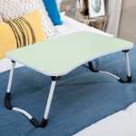 침대 책상 학생 기숙사 노트북 테이블 침대와 공부 쓰기 모양의 접이식 테이블 도매의 그림