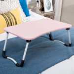 침대 책상 학생 기숙사 노트북 테이블 침대와 공부 쓰기 모양의 접이식 테이블 도매의 그림