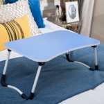 침대 책상 학생 기숙사 노트북 테이블 침대와 공부 쓰기 모양의 접이식 테이블 도매의 그림