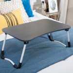 침대 책상 학생 기숙사 노트북 테이블 침대와 공부 쓰기 모양의 접이식 테이블 도매의 그림