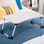 침대 책상 학생 기숙사 노트북 테이블 침대와 공부 쓰기 모양의 접이식 테이블 도매의 그림