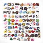 새로운 구멍 신발 장식 버클 액세서리 신발 꽃 신발 버클 귀여운 만화 정원 신발에 액세서리 구멍 가방 꽃 버클 지점의 그림