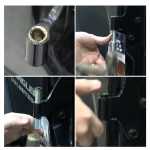 지프 랭글러 JKU용 도어 힌지 부싱 07-18의 그림