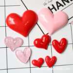 하트 휴대폰 케이스 냉장고 스티커 액세서리의 그림