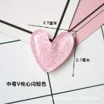 하트 휴대폰 케이스 냉장고 스티커 액세서리의 그림