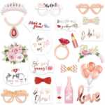 처녀 파티 신부가 될 신부 사진 소품 신부 선물 클럽 양파 가루 사진 소품 세트의 그림